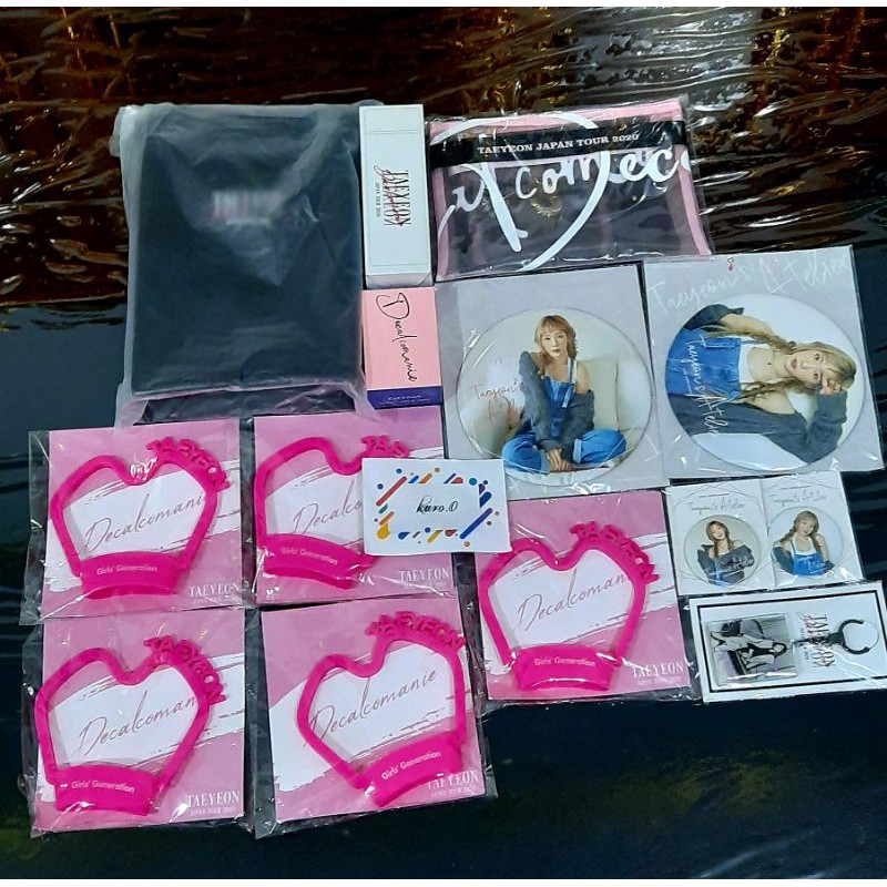 Taeyeon Japan Concert Official Goods