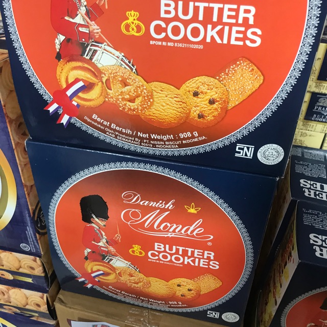 Danish monde butter cookies / roti kaleng lebaran