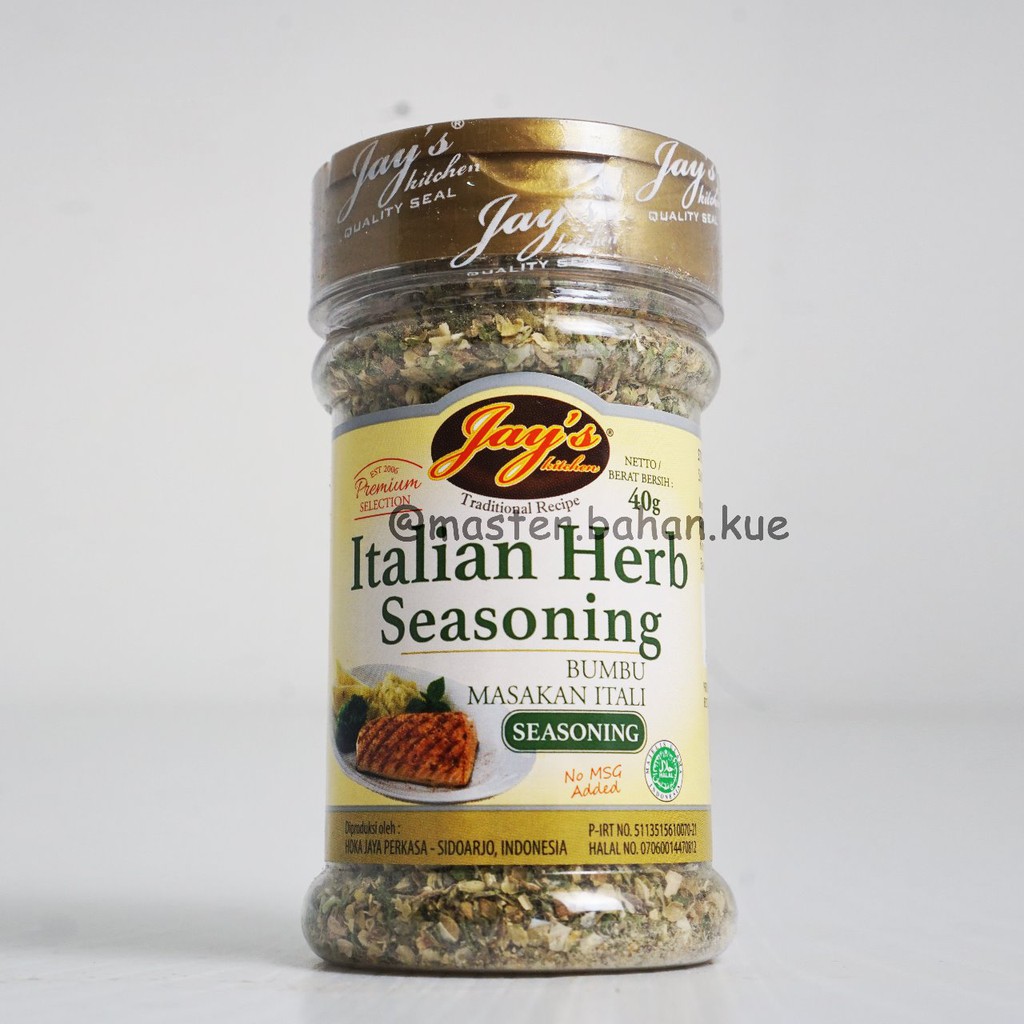 

Jay's Italian Herb Seasoning / Bumbu Masakan Italia 40g