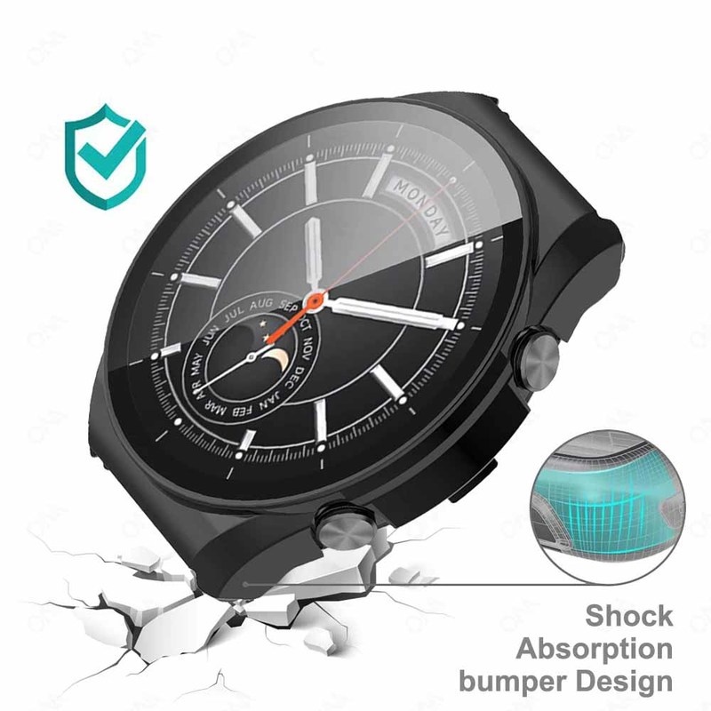 2in1 Case Pelindung Layar Full Cover Untuk Xiaomi Watch S1