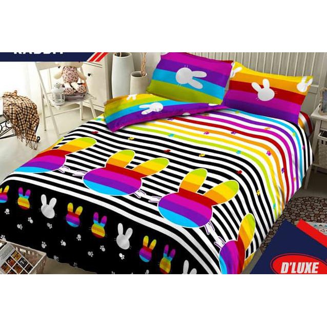 Sprei Kintakun D'Luxe 180 X 200 Rabbit ( King Size )