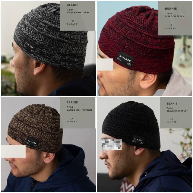 brown beanie hat