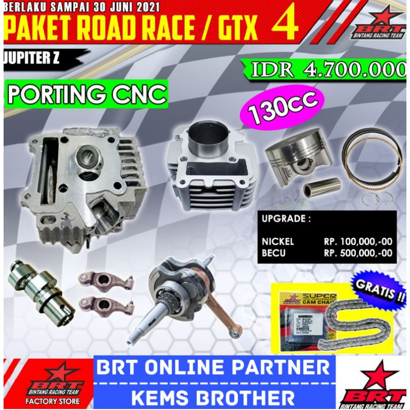 BLOK BRT JUPITER Z PAKET ROADRACE 130CC