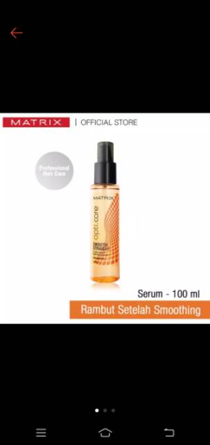 MATRIX SERUM Hair vitamin rambut opticare / Biolage smooth