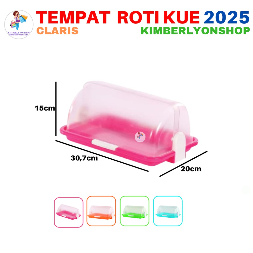 Kimberlyonshop Tempat Roti Kue Makanan Breadcase Muffin 2025 Claris