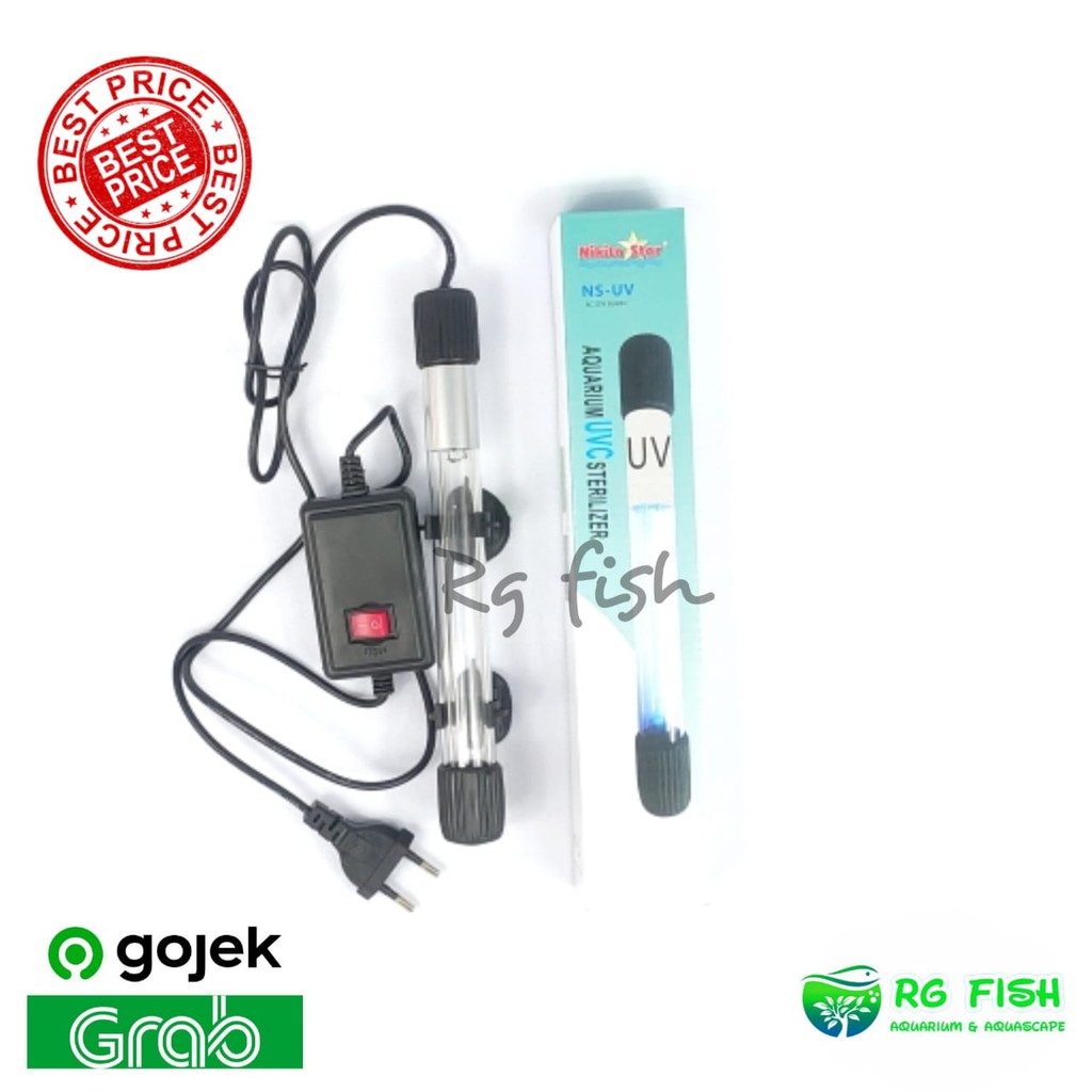 Lampu uv aquarium Nikita Star 5 watt penjernih air