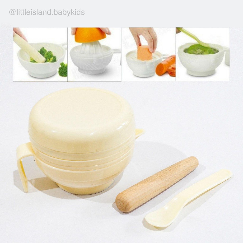 LIN044 - 7in1 Food Making Set (Peralatan Pembuat Makanan Bayi) Import