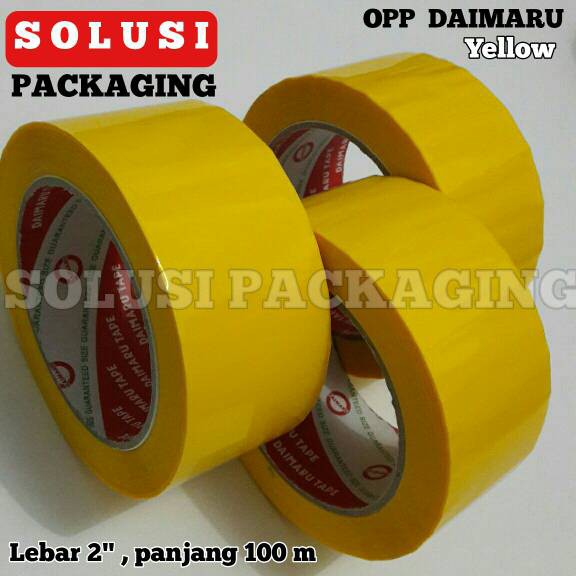 

Terbaru ISOLASI KUNING 100M/SELOTIP/LAKBAN DAIMARU/OPP/TAPE/LAKBAN POLOS Eksklusif