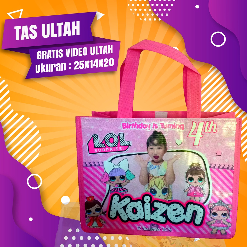 

Goodie Bag Ulang Tahun Pakai Nama dan Foto