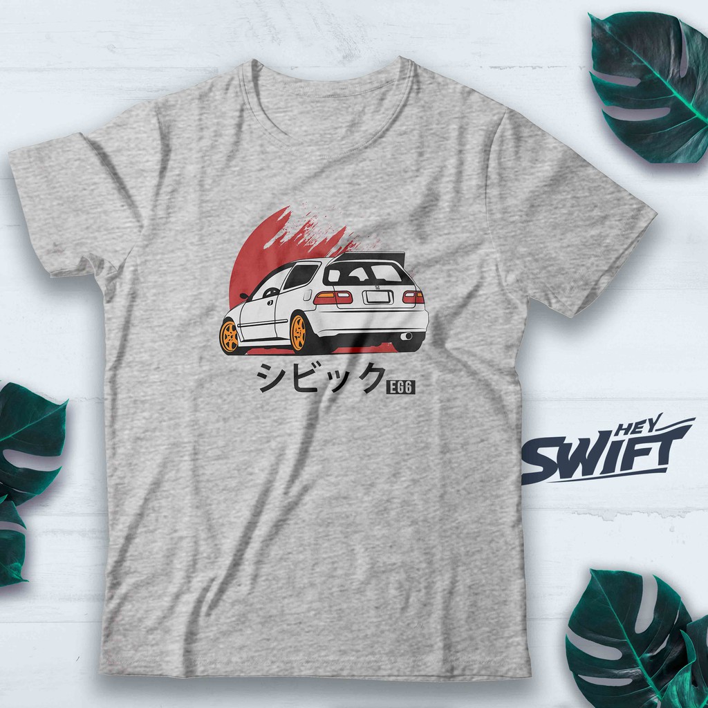 KAOS HONDA CIVIC ESTILO EG6 90S ATTACK T-SHIRT JDM BAJU DISTRO