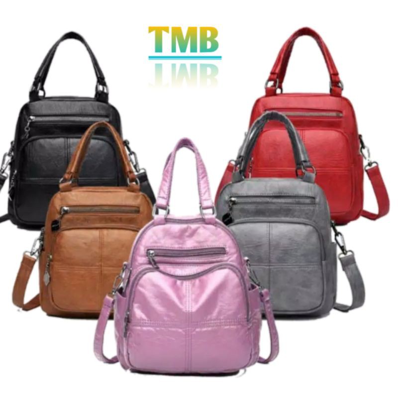 Ransel Wanita Kualitas Tinggi Wanita Perjalanan Tas Vintage Tas Bahu Lembut Tas Sekolah