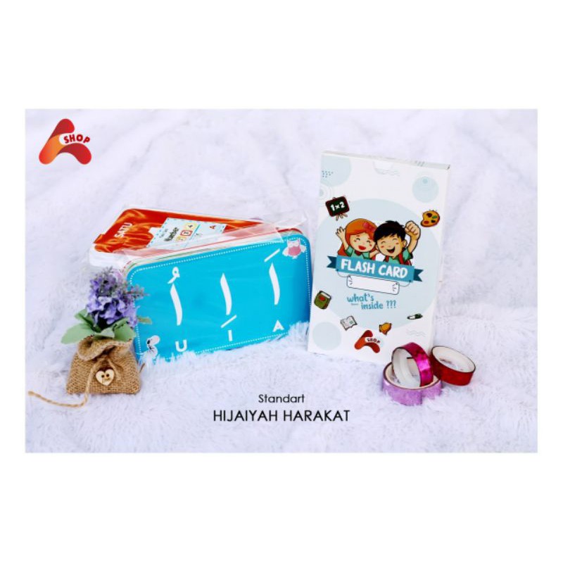 FlashCard Hijaiyah Harokat | mainan kartu edukasi anak | flash card murah