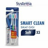 Systema Sikat Gigi Smart Clean Soft Isi 3 pcs