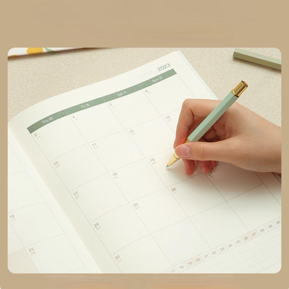 Agustina 2023 Notebook Kreatif Berkualitas Tinggi Alat Kantor Bulanan Jadwal Perencanaan Kerja Tahun Notepad