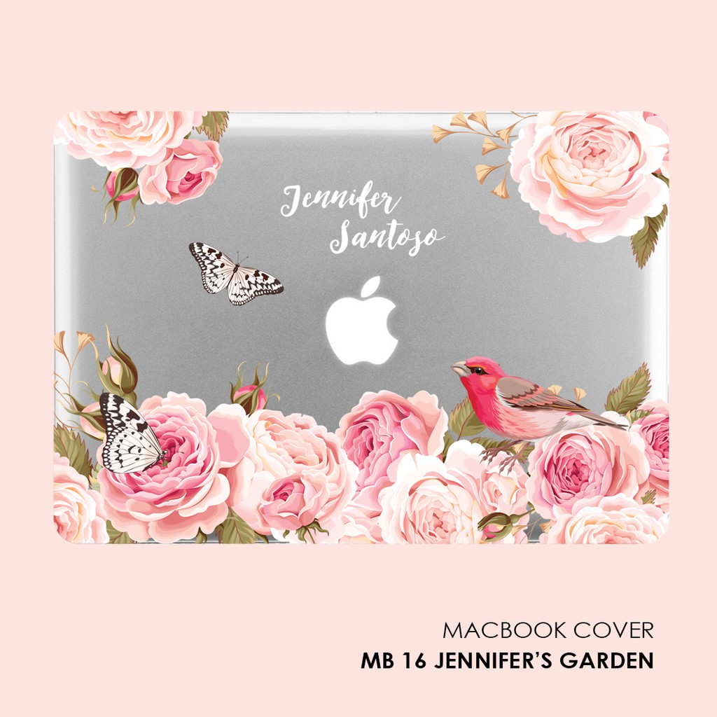 Custom Macbook Cover Jennifers garden Case Macbook