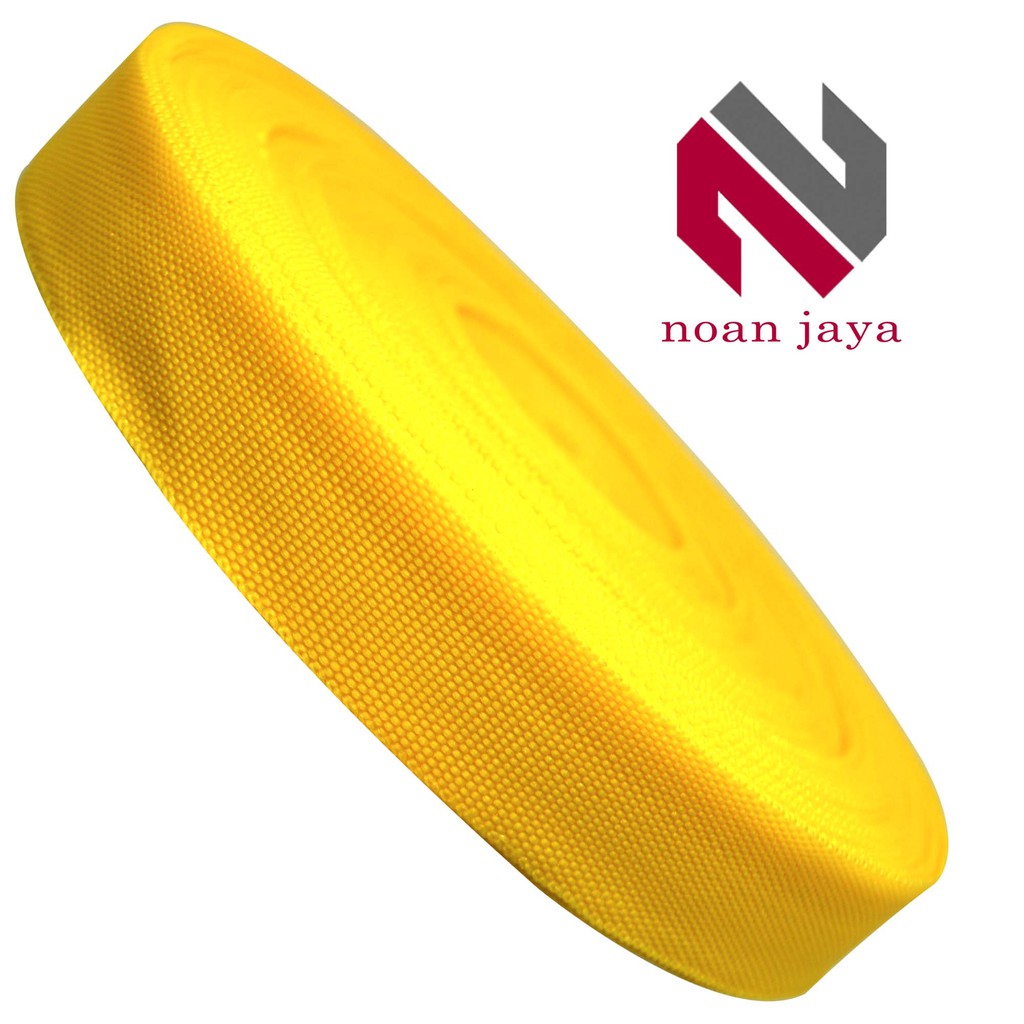 

TALI WEBBING PELIPIT / BISBAN TAS UKURAN 2.0 CM PCR 20 CRM KUNING