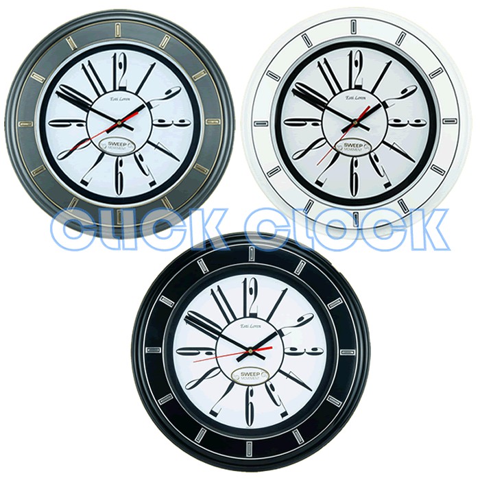 Jam Dinding Unik Polos ESTILOREN HS S2108 PV1 Wall Clock Hiasan Dinding