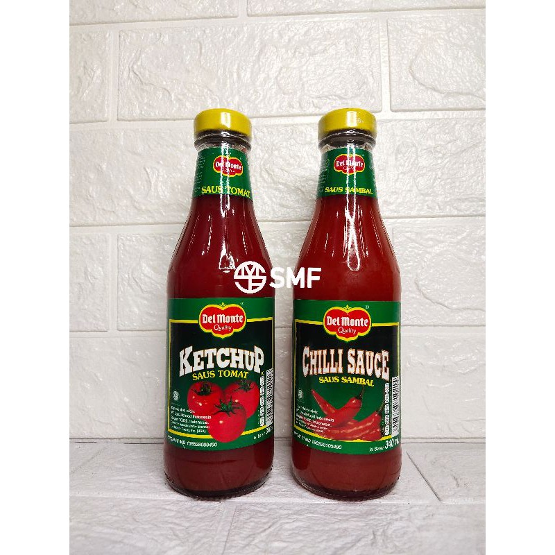 

Saos tomat EXP 01/26& saus sambal EXP 11/25 delmonte botol 340ml