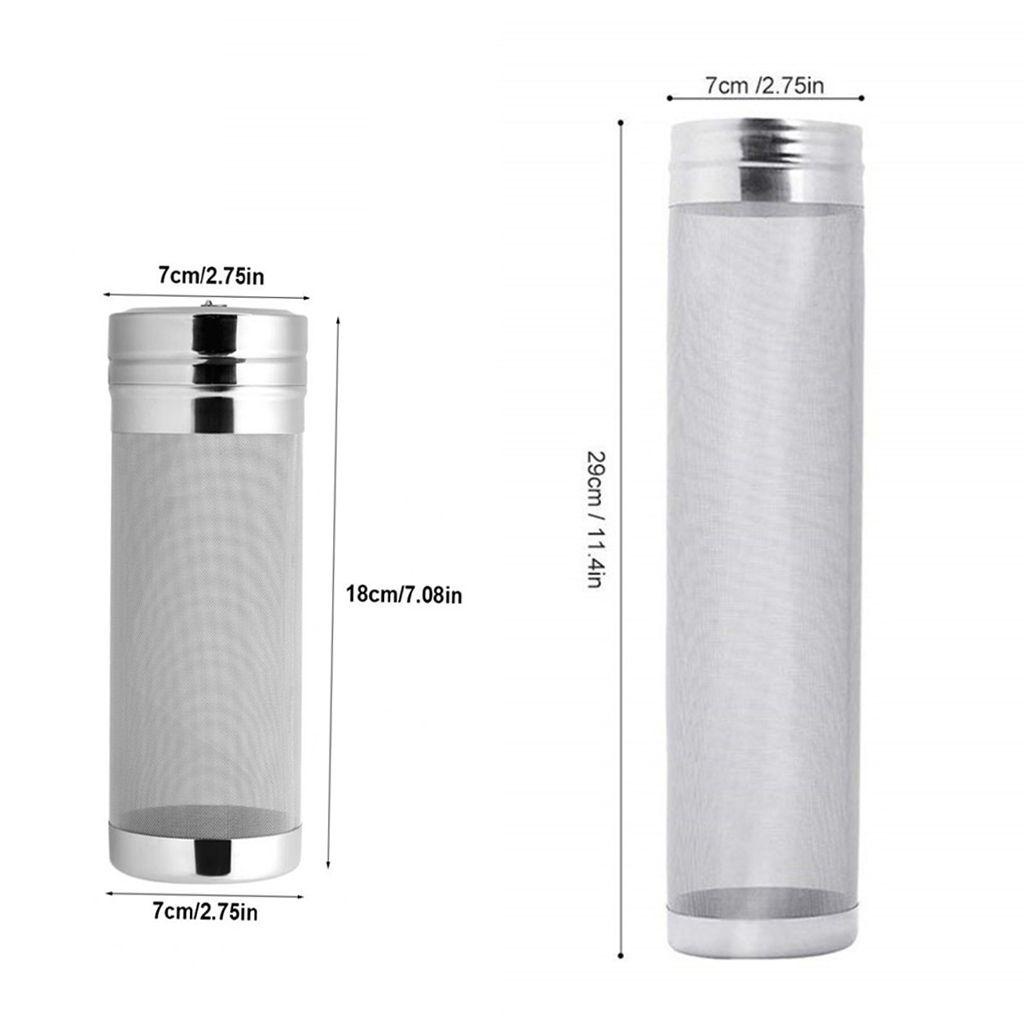 [Elegan] Mesh Beer Filter Mudah Membersihkan Stainless Steel Beer Brewing Kettle Household Dry Hopper Homebrew Hop Saringan