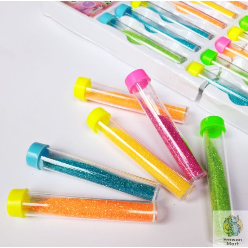 

COD - GLITER / Serbuk Glitter Tube Mini Murah DIY Kreativitas Anak