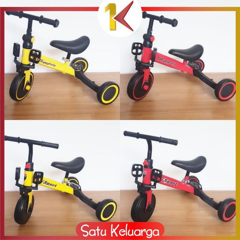 sepeda roda 3 in 1 sepeda anak roda tiga