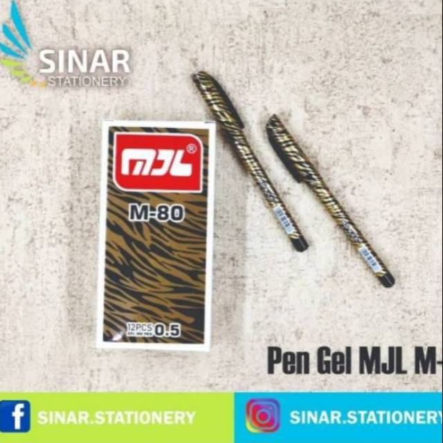 

BOLPOINT GEL MJL 0.5MM M75-M80