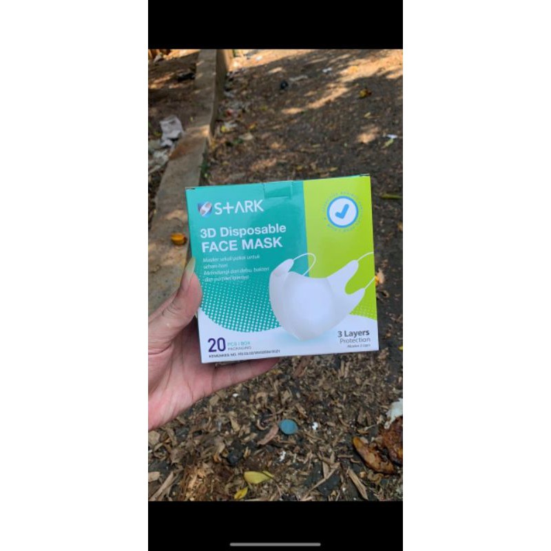 Masker Duckbill FaceMask 3Ply isi 20pcs 3D Disposable FaceMask STARK