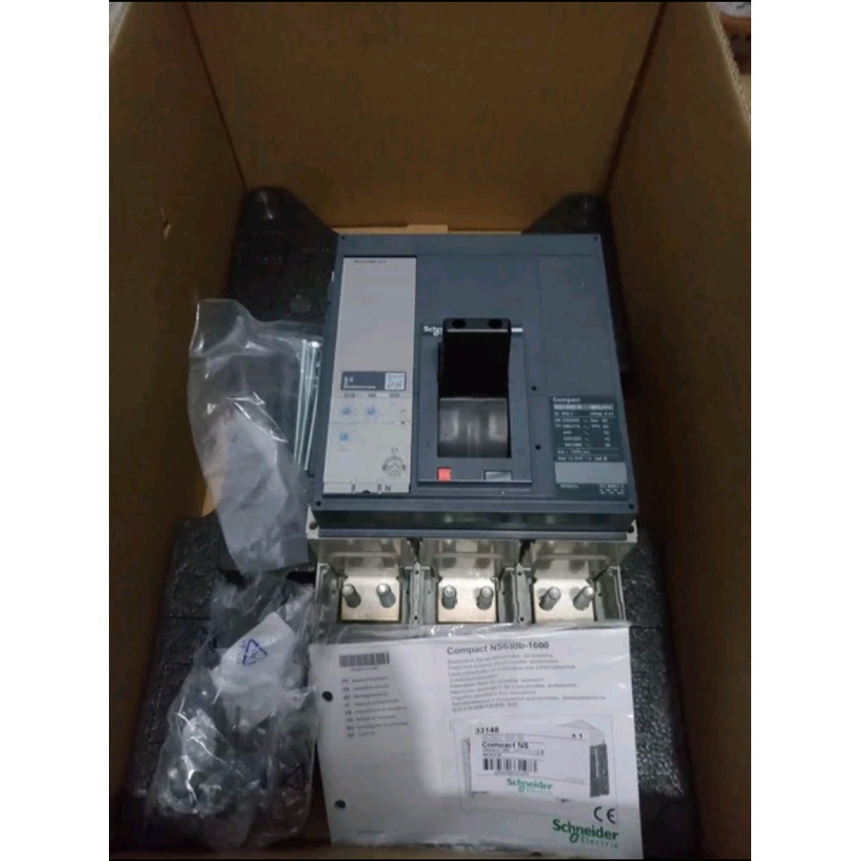 Jual MCCB NS1600N 1600A 3 Pole / 3P / 3 Phase NS 1600 N Schneider 33482 ...