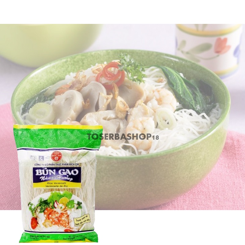 

Bun Gao Rice Vermicelli 400gr / Bich Chi Bihun Vietnam / Bihun Import