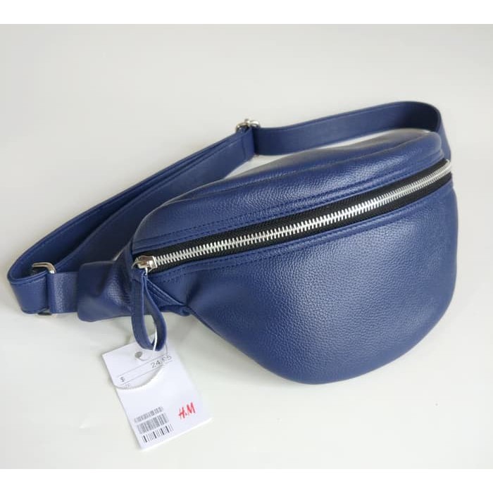 HM WAISTBAG SUPER / H&amp-M WAIST BAG /TAS PINGGANG HNM KULIT IMPORT - Merah