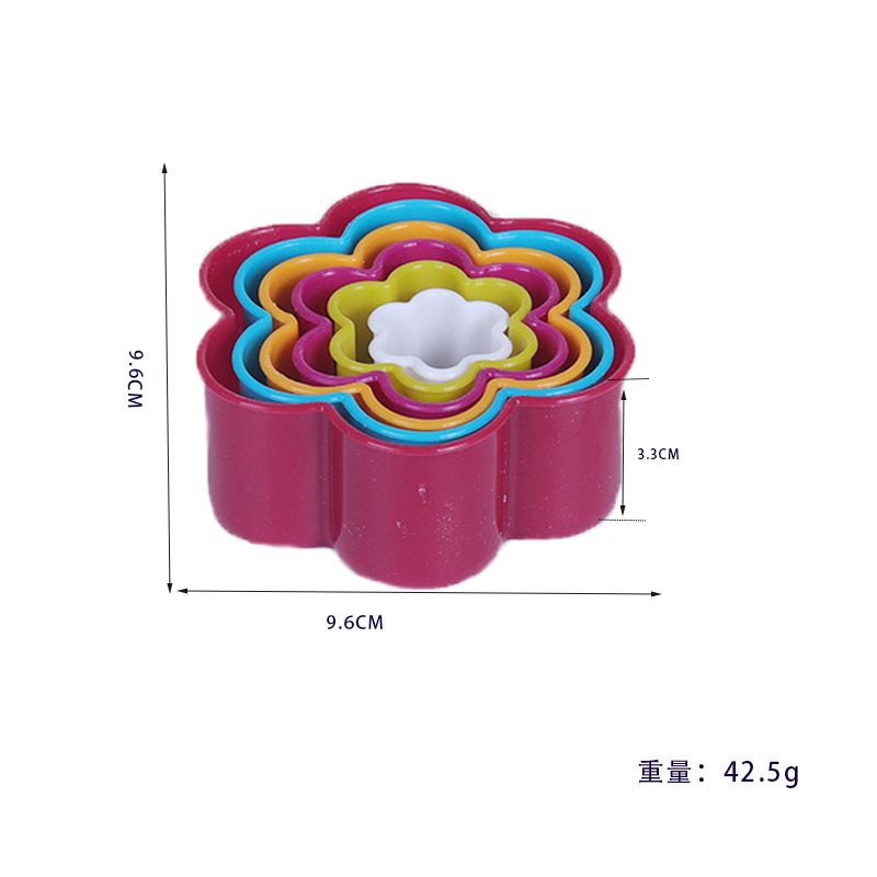 COOKIES CUTTER PLASTIK BERBAGAI MOTIF 6 SET in 1