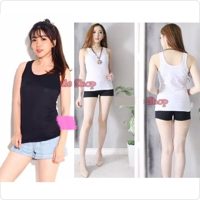 PYA24 TankTop Tali Besar Baju Wanita tank top tengtop murah singlet  ironpya