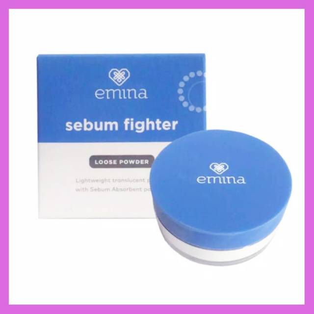 Emina ms pimple sebum fighter loose powder