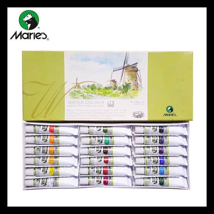 

BARU CAT AIR MARIES WATERCOLOUR SET 18 PERALATAN MELUKIS MURAH MERIAH