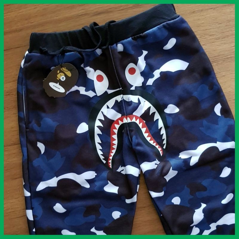 CELANA PRIA NEW OR SD CELANA JOGGERPANTS SWEATPANTS BAPE SHARK