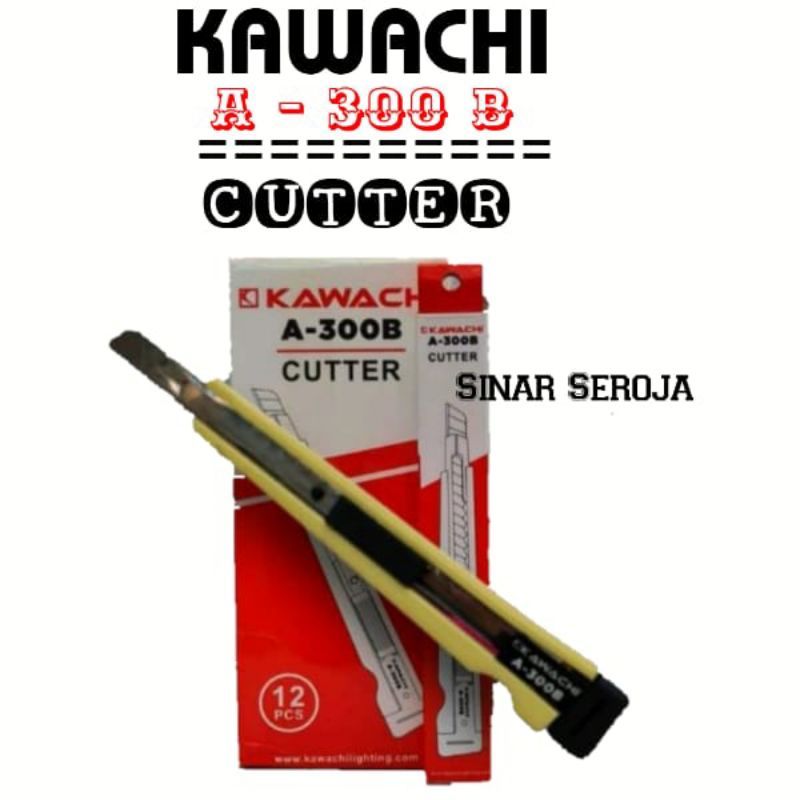 Cutter Kecil KAWACHI A - 300 B /  Pemotong Kertas Murah