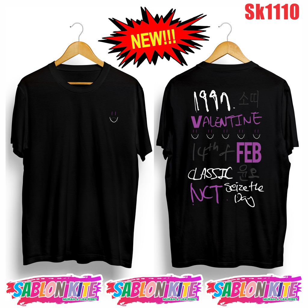 MURAH!!! KAOS NCT JAEHYUN 1997 VALENTINE SK1110 UNISEX COMBED 30S