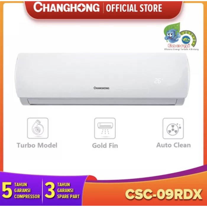 CHANGHONG AC 1 PK Split Low Watt - CSC 09RDX