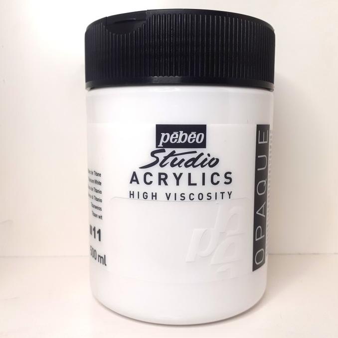 

Pebeo Acrylic Paint 500 ml Titanium White