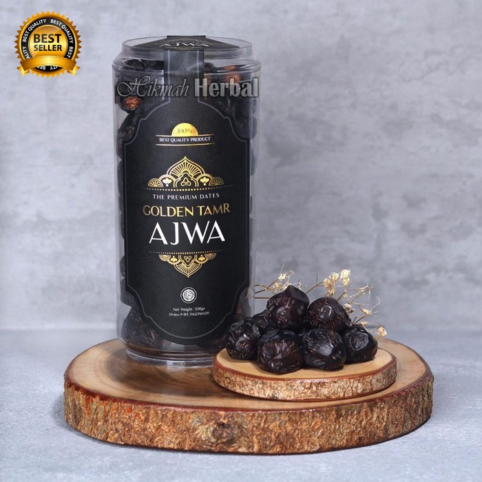 

Kurma Ajwa/Kurma Nabi Asli Dan Murah Isi 500 Gram