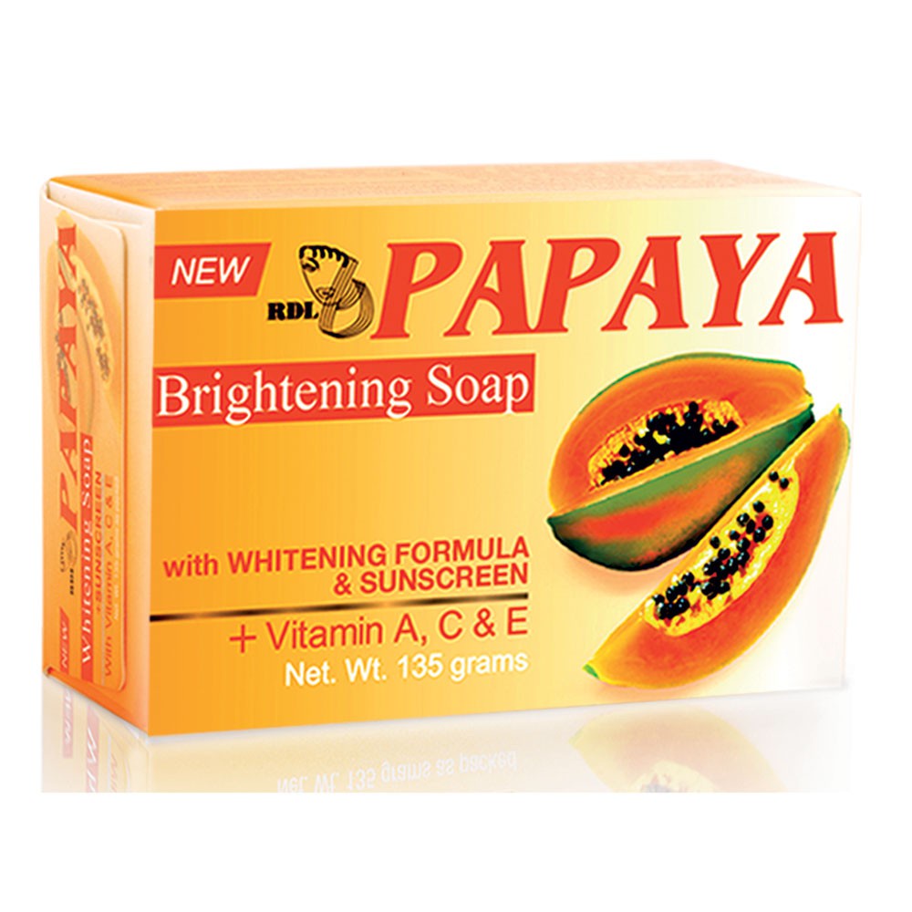 RDL brighitening soap sabun extrak papaya 135 gr