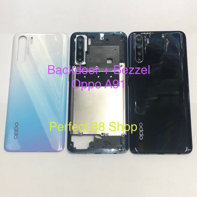 Casing Fullset Oppo A91 Backdoor + Bezzel Oppo A91