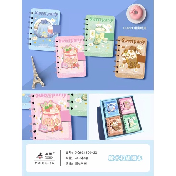 

notes / memo ring motif sweet party satuan