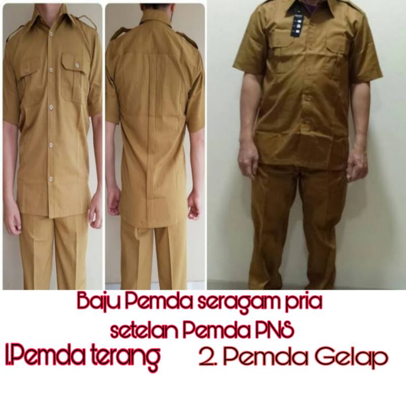 seragam Pemda PNS/Baju Pemda PNS/Setelan Pemda PNS/Seragam PNS keki/keki pns