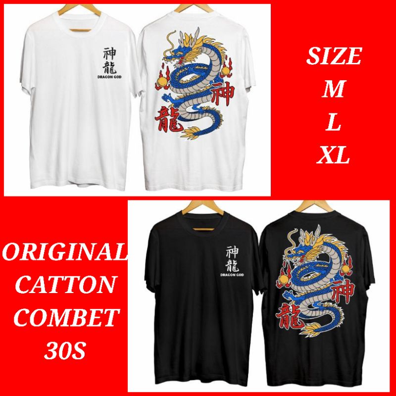 KAOS T-SHIRT/KAOS DISTRO KEKINIAN/KAOS SAMURAI/KAOS NAGA/KAOS DRAGON NAGA GOOD