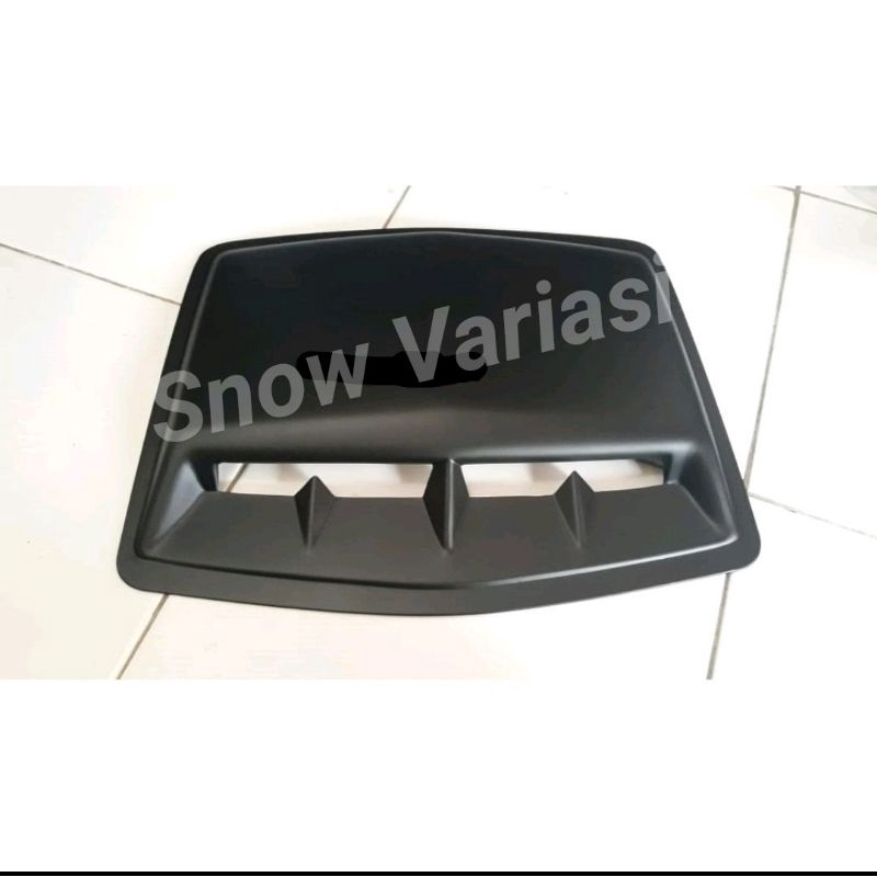 Air Flow Turbo Sporty Mobil Universal Hitam Putih Silver Abu Doff