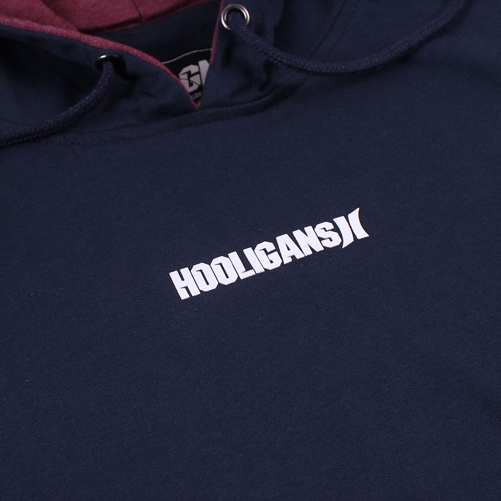 HOOLIGANS Hoodie Deux Brand Navy-1