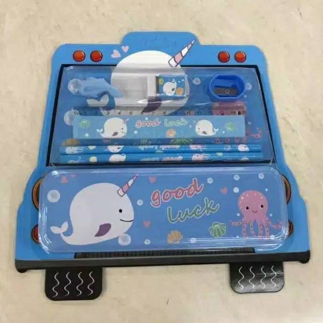 

Paket Alat Tulis Set Mobil /Stationery set/ Souvenir Ulamg Tahun Anak
