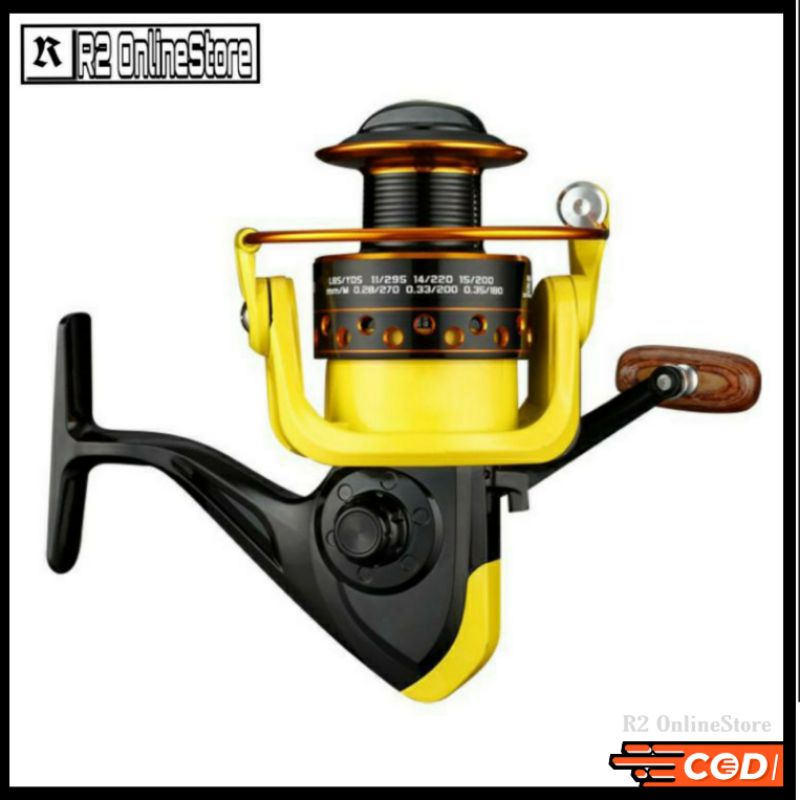 HD7000 HD6000 Series Reel Pancing Spinning 12 Ball Bearing Gear Ratio 5.2:1 - Rell Reel Rel Ril Riil