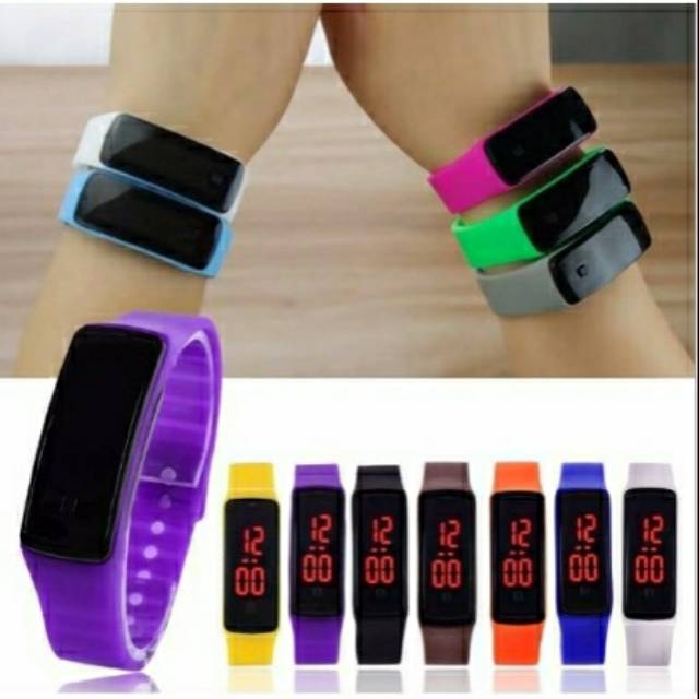 jam LED karet digital